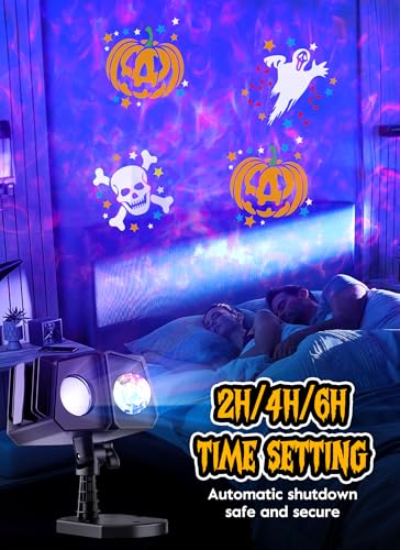 Halloween Christmas Projector Lights Outdoor 26 HD Effects Waterproof with Timer Landscape Lights K17835