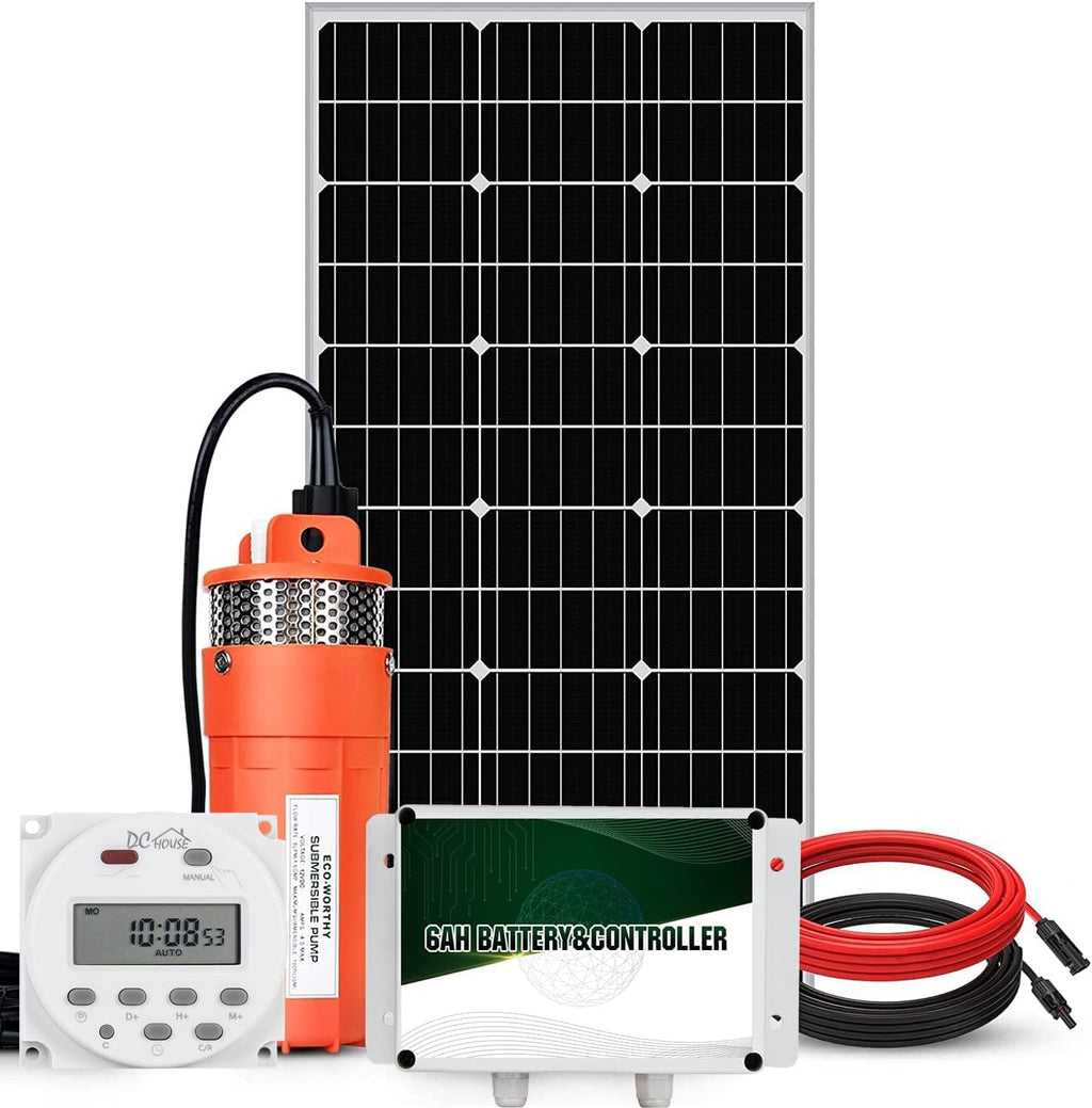 24V 400W Submersible Solar Well Pump Kit Z9137