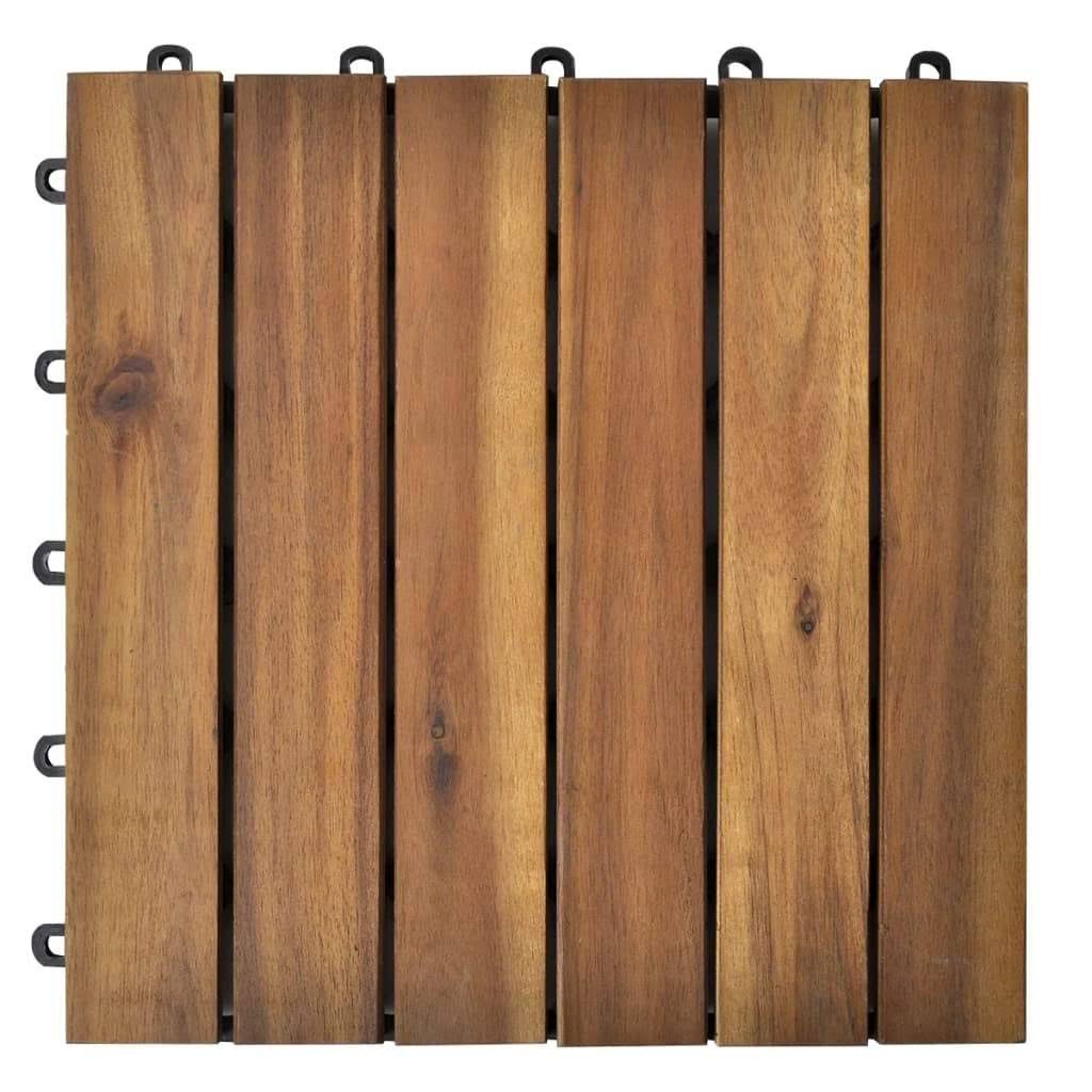 Acacia Decking Tiles Set of 30 C1418