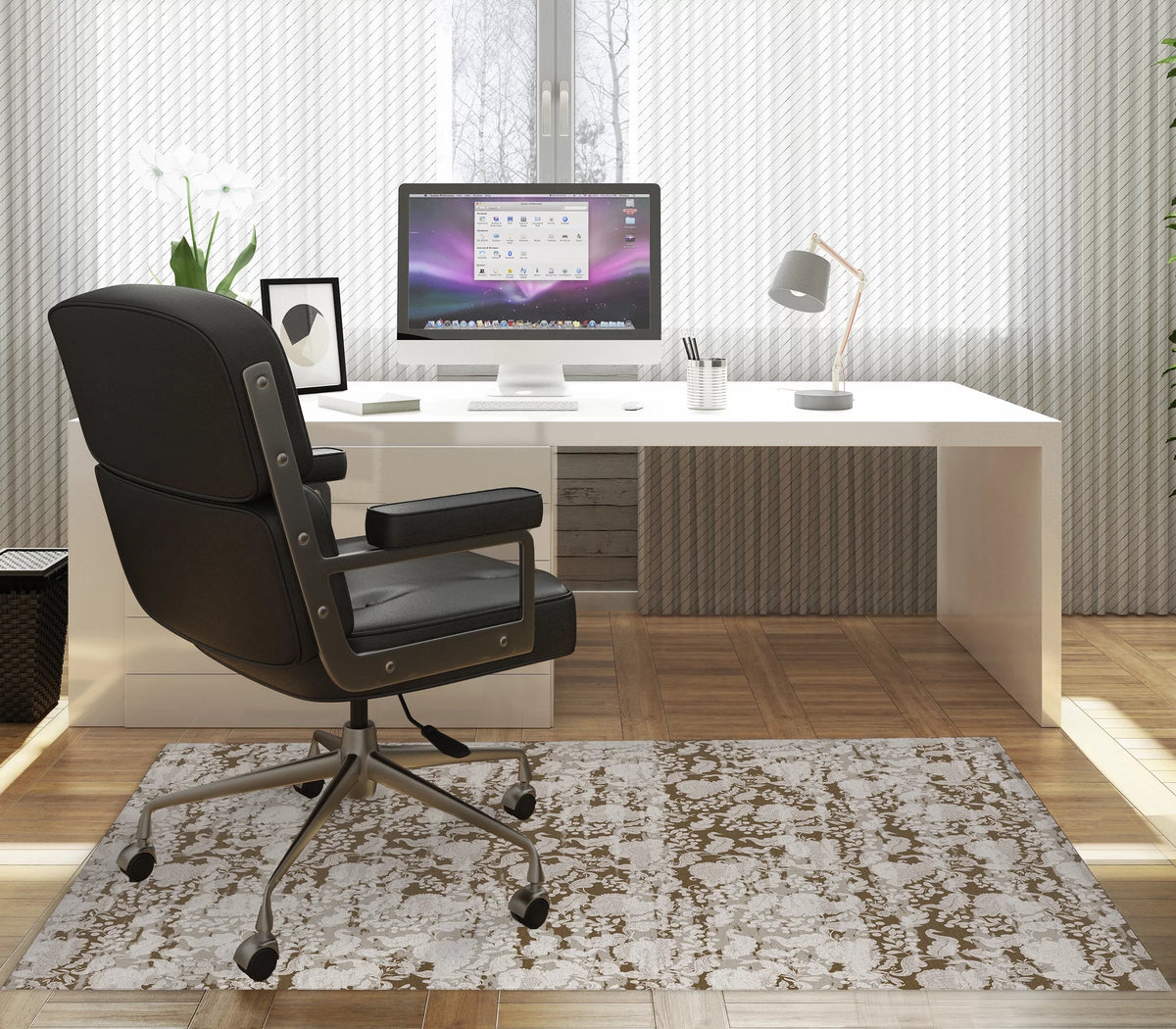 Brown Office Mat Z750