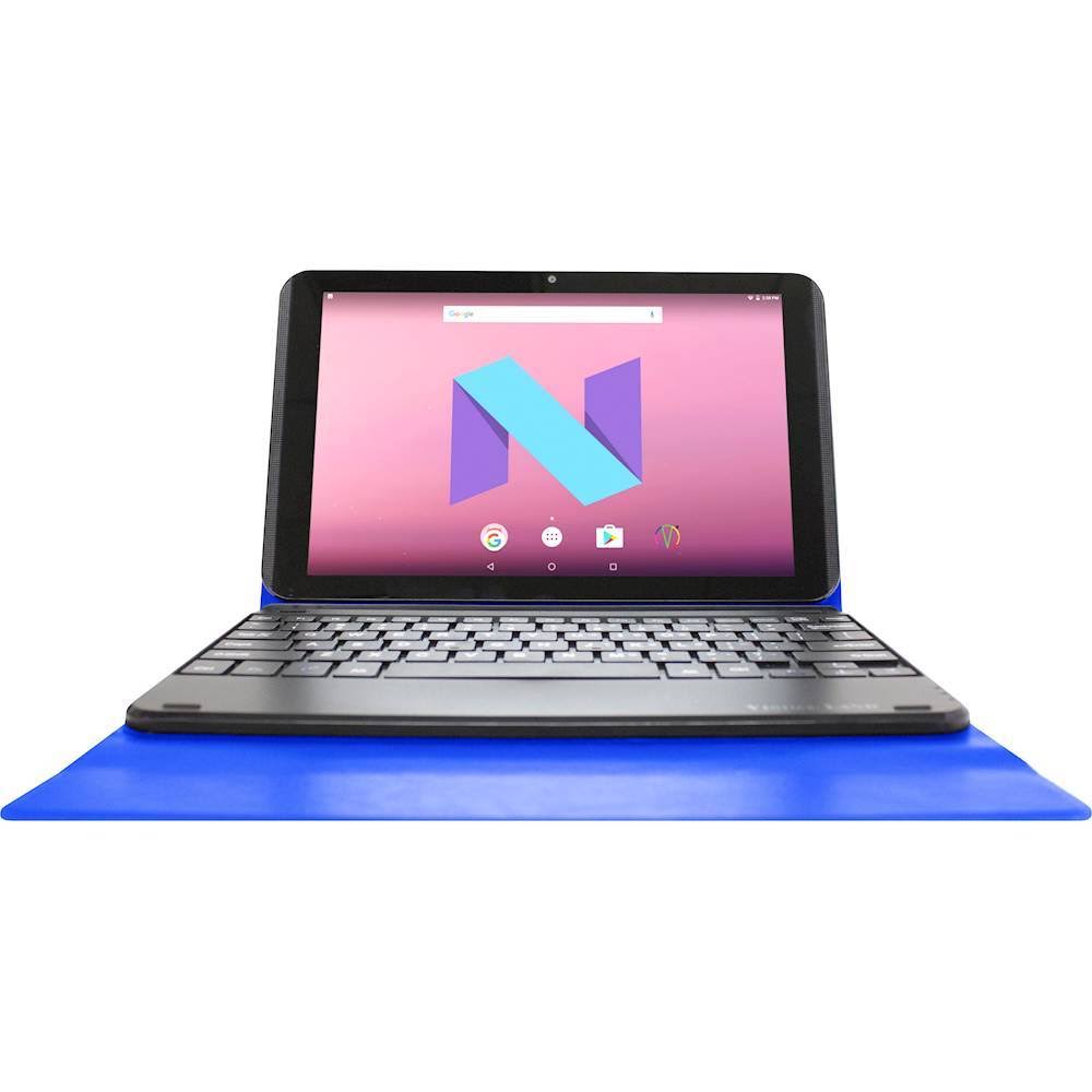 Blue 16 GB Tablet with Docking Keyboard Case Q226