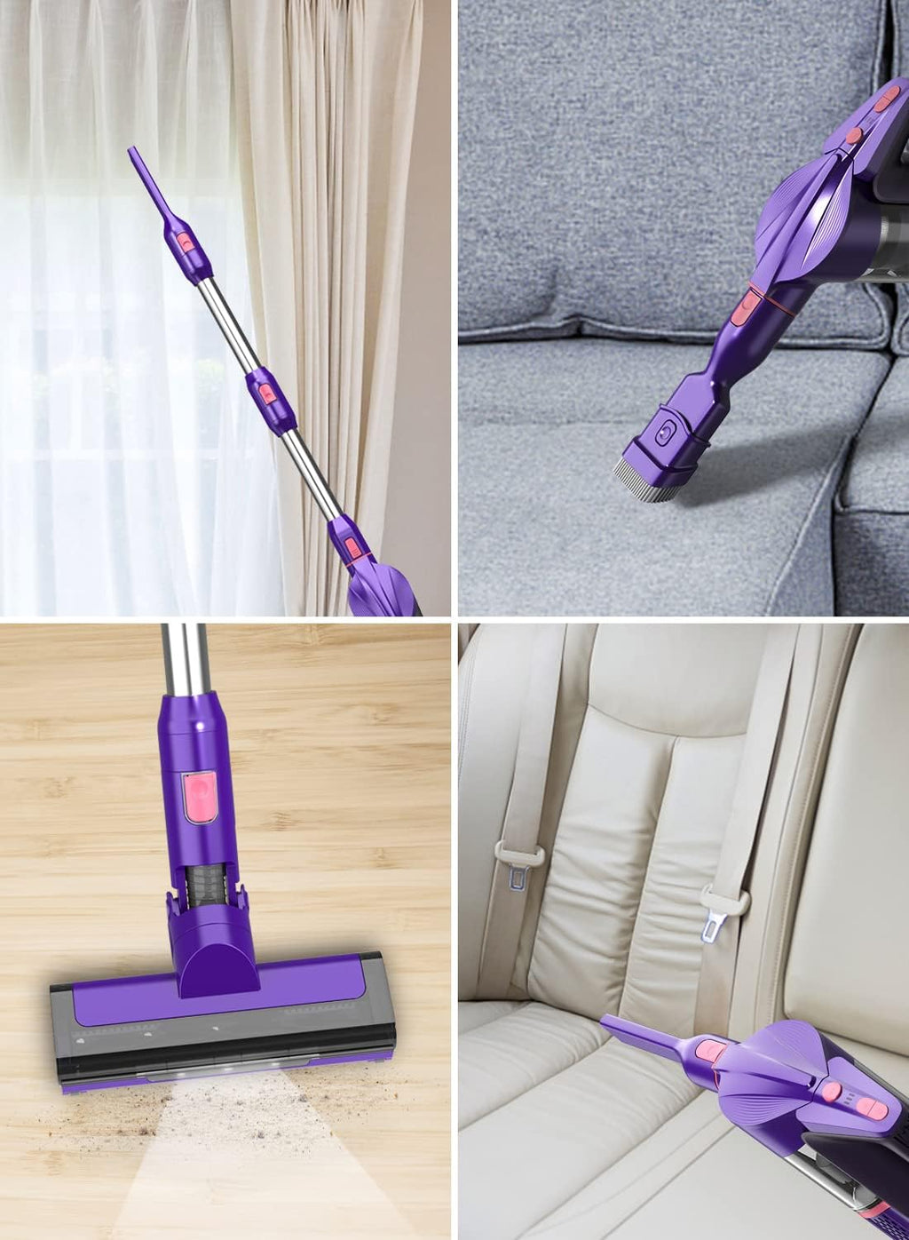 Stick Vacuum Cleaner with Detachable Battery O8215