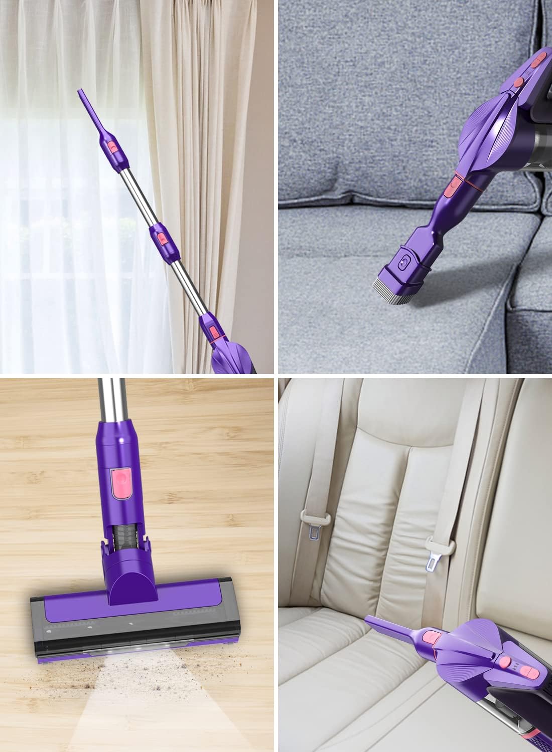 Stick Vacuum Cleaner with Detachable Battery O8215