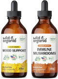 Mood Support Tincture 4 fl oz & Immune Mushroom Tincture M3770