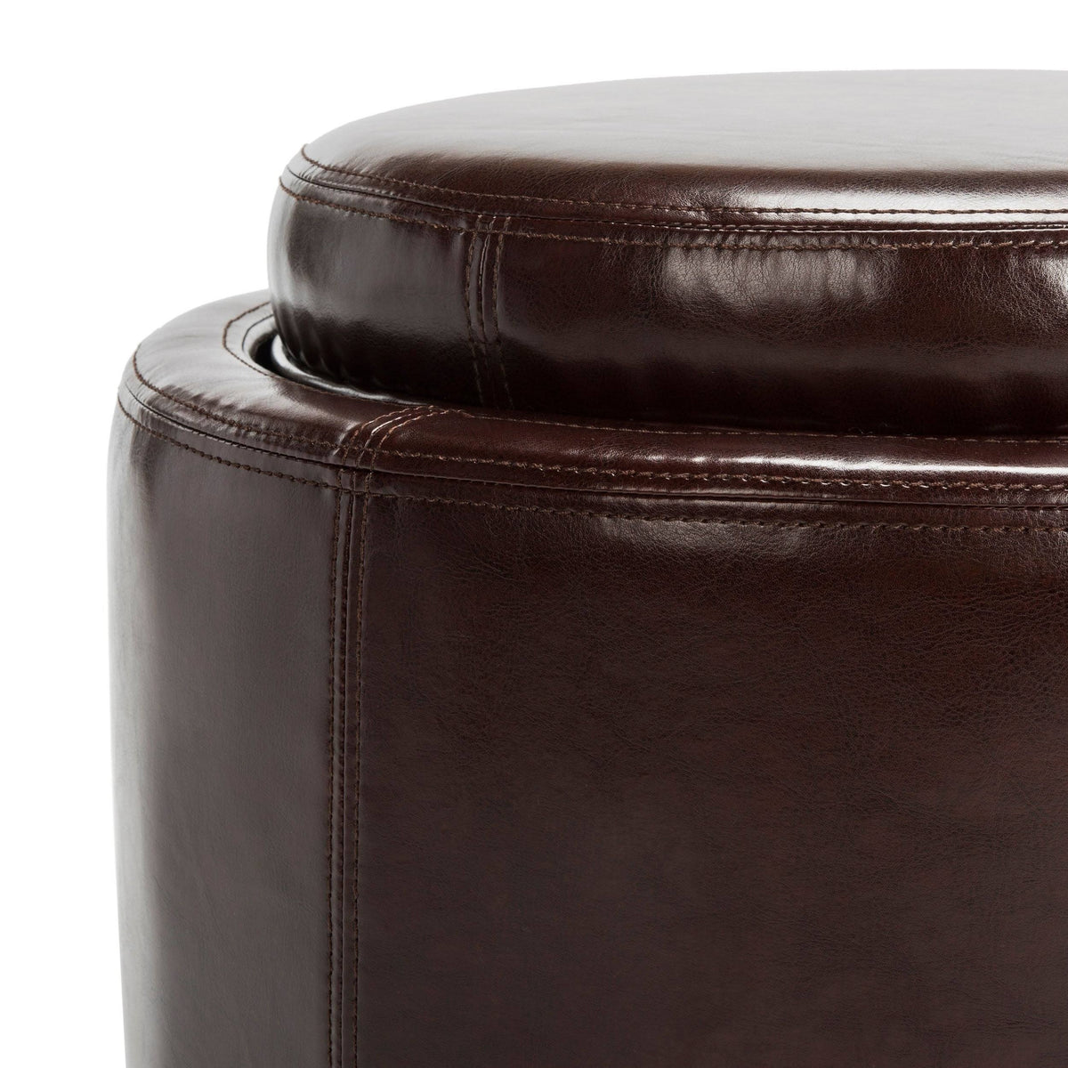 Round Storage Tray Ottoman H751