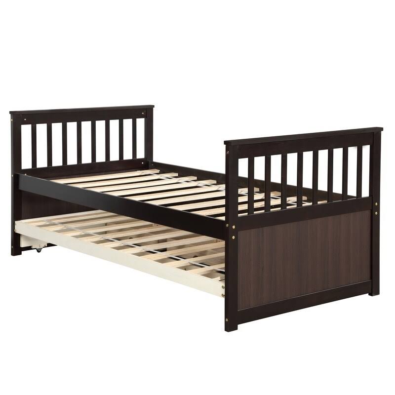 Twin Bed with Trundle and Storage Drawers A165592