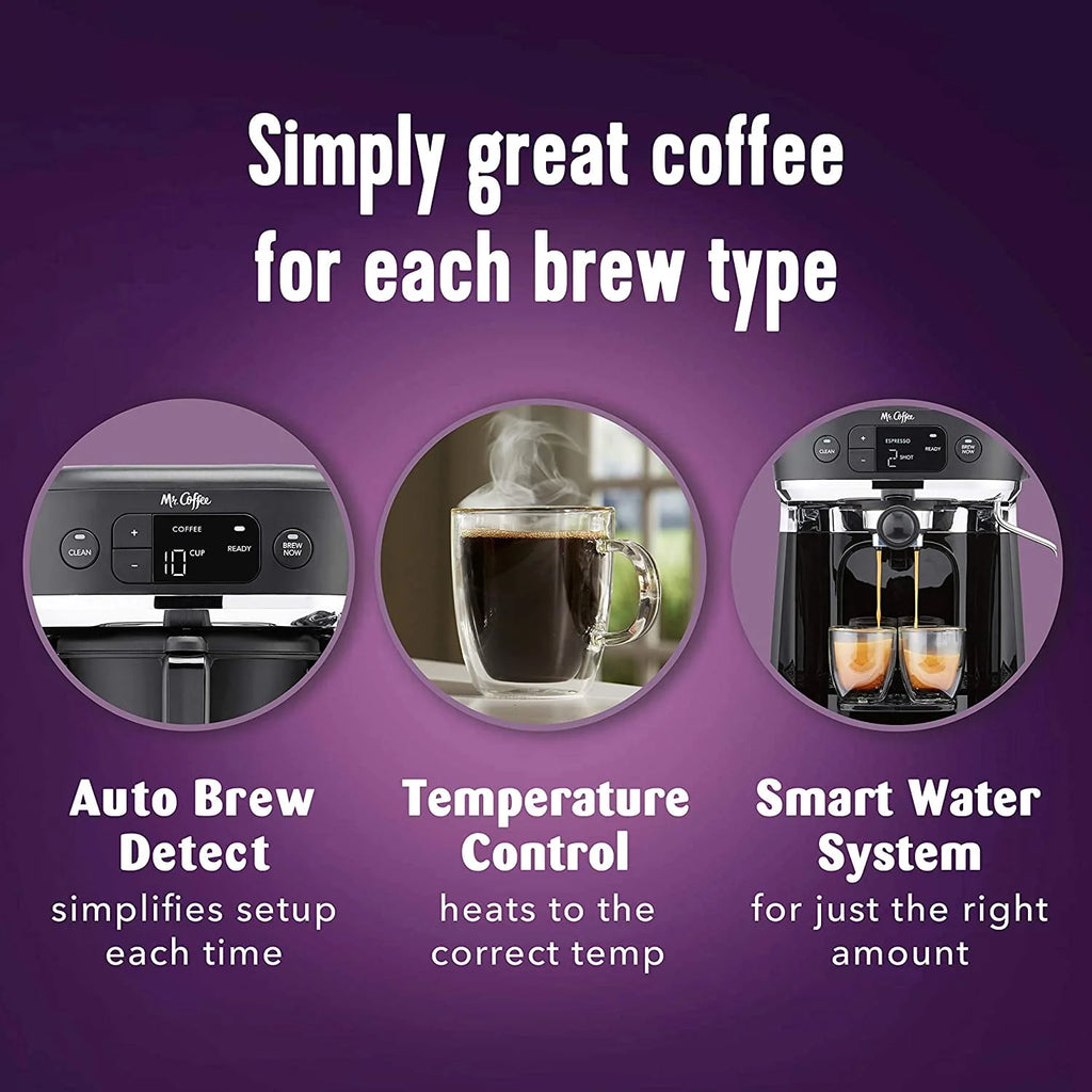 10-Cup Thermal Carafe Coffee Maker and Milk Frother X992329