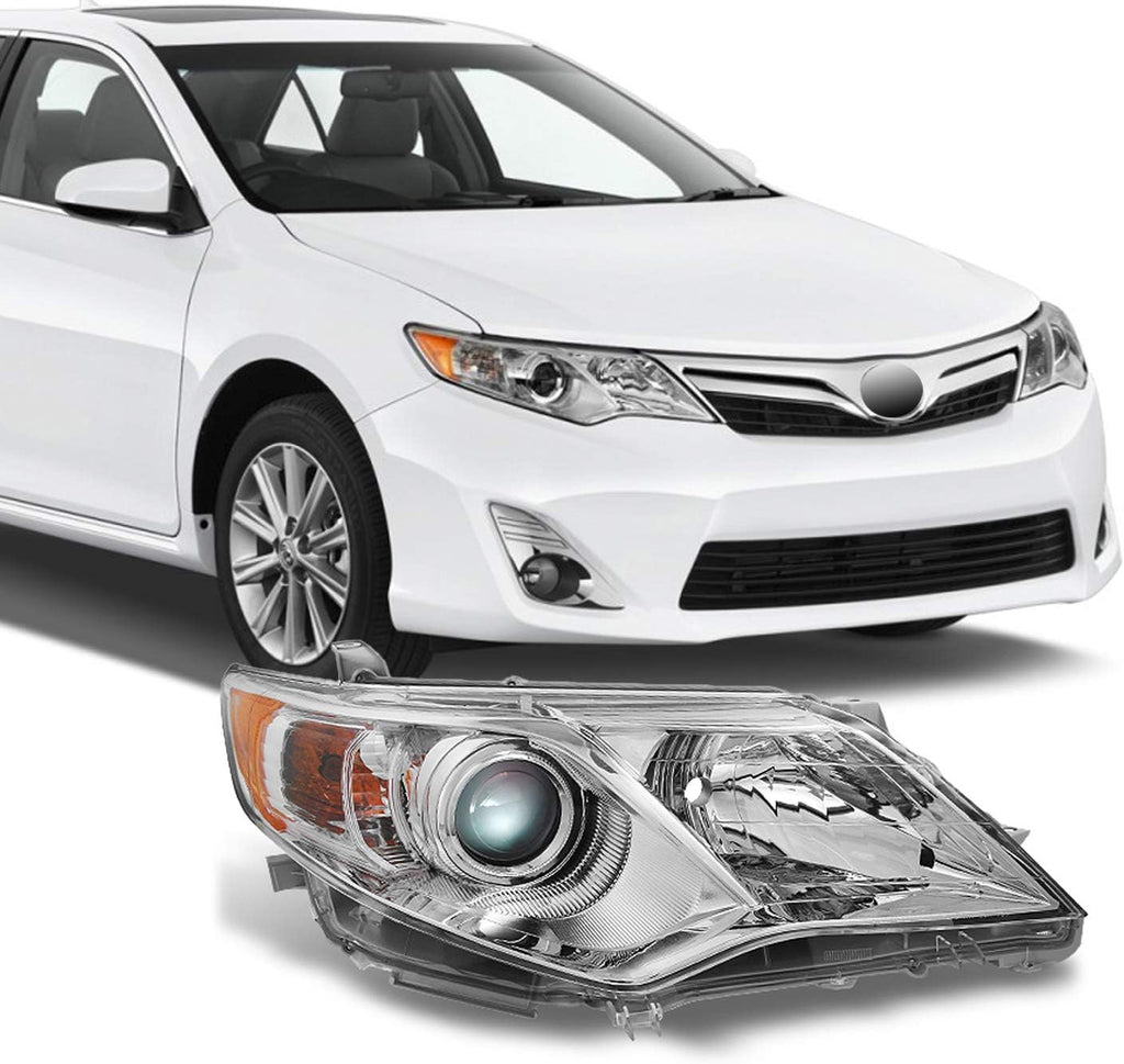 For Toyota Camry Chrome Clear Projector Headlight Driver Left Side Replacement Z7377
