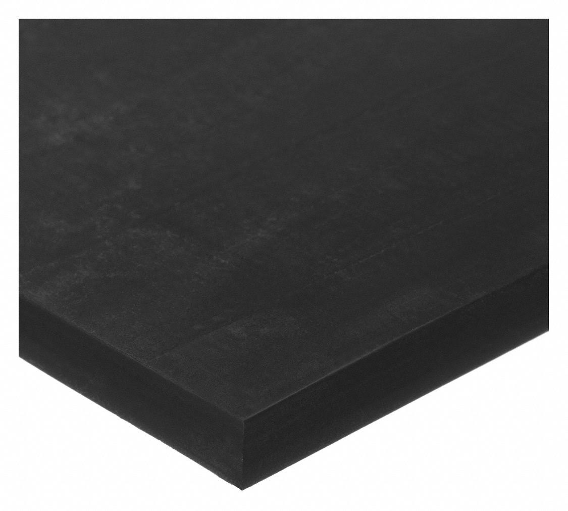 Neoprene Rubber Sheet 70A 3/4 Thick x 36 Wide x 36 Long Y2982