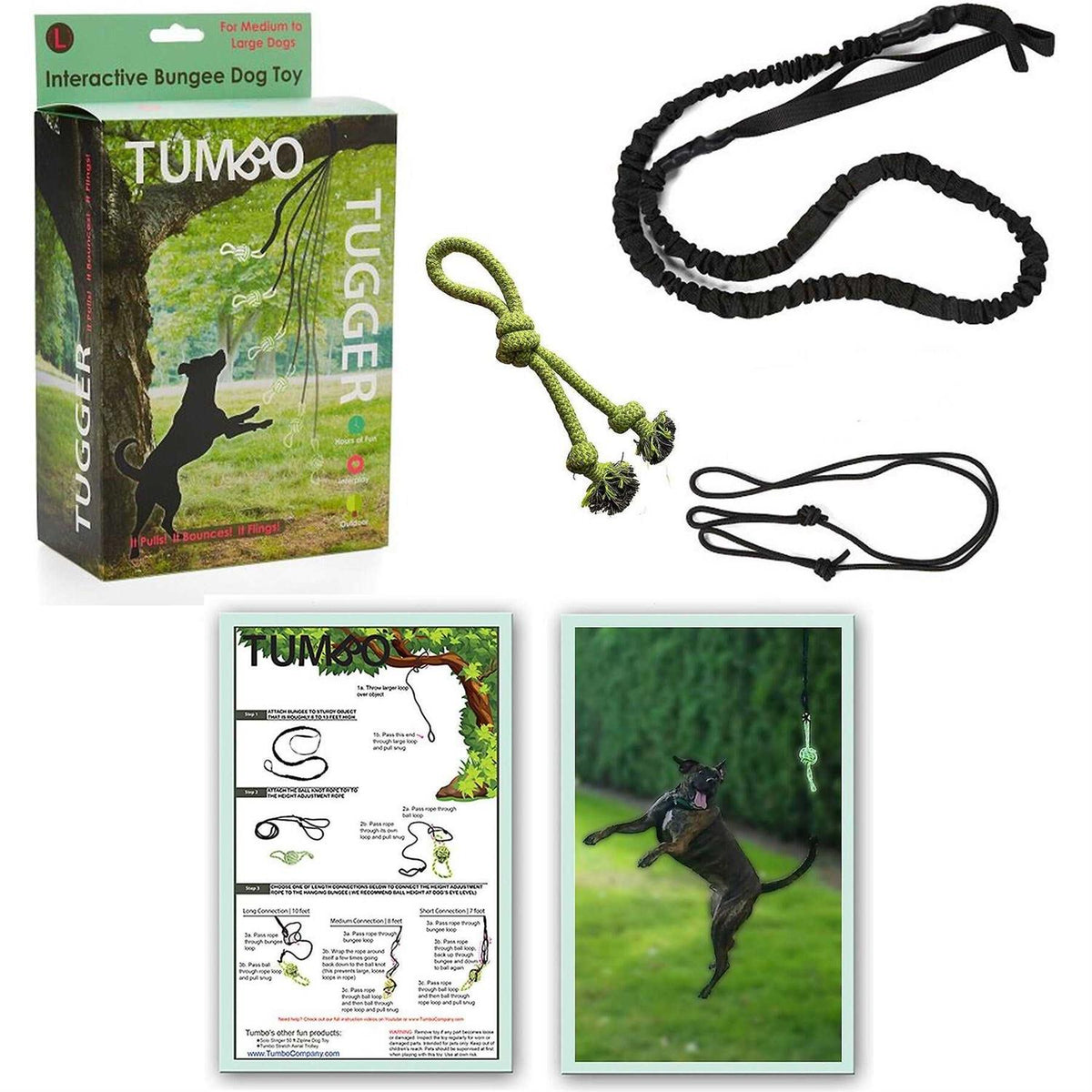 Hanging Bungee Dog Toy Large U79331