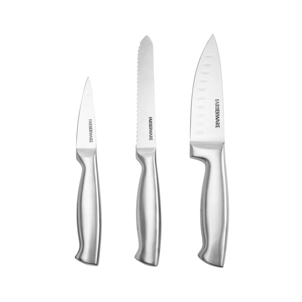 13 Piece Self-Sharpening Knife Block Set in Black O367