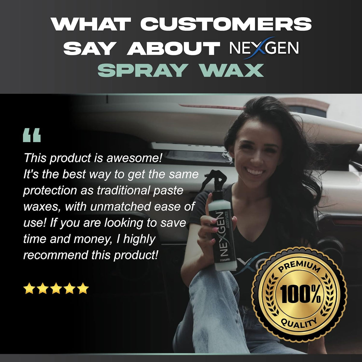 Carnauba Spray Wax Car Wax - 1 gallon P330