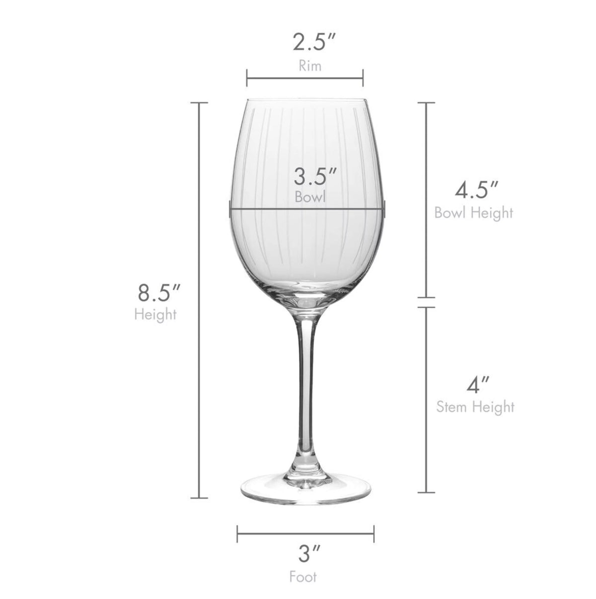 White Wine Glasses Service for 4 B129902