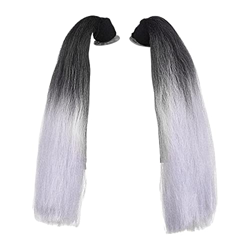 Detachable Vibrant Color Ponytails for Helmets C428148