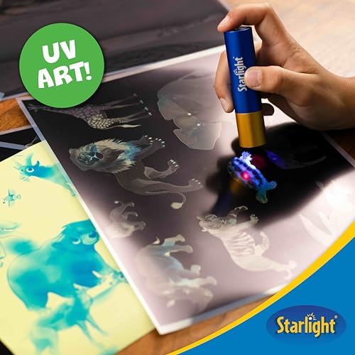 Light-Activated Paper Art Kit with UV Flashlight D6850