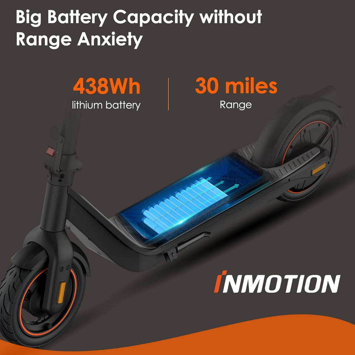 750W Electric Scooter with 22MPH 30Miles Range 10'' Pneumatic Tire M81248