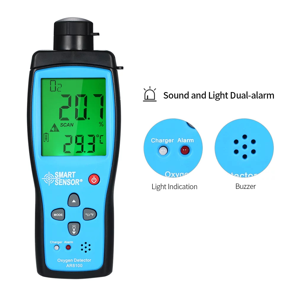 Handheld Digital Oxygen Meter J197