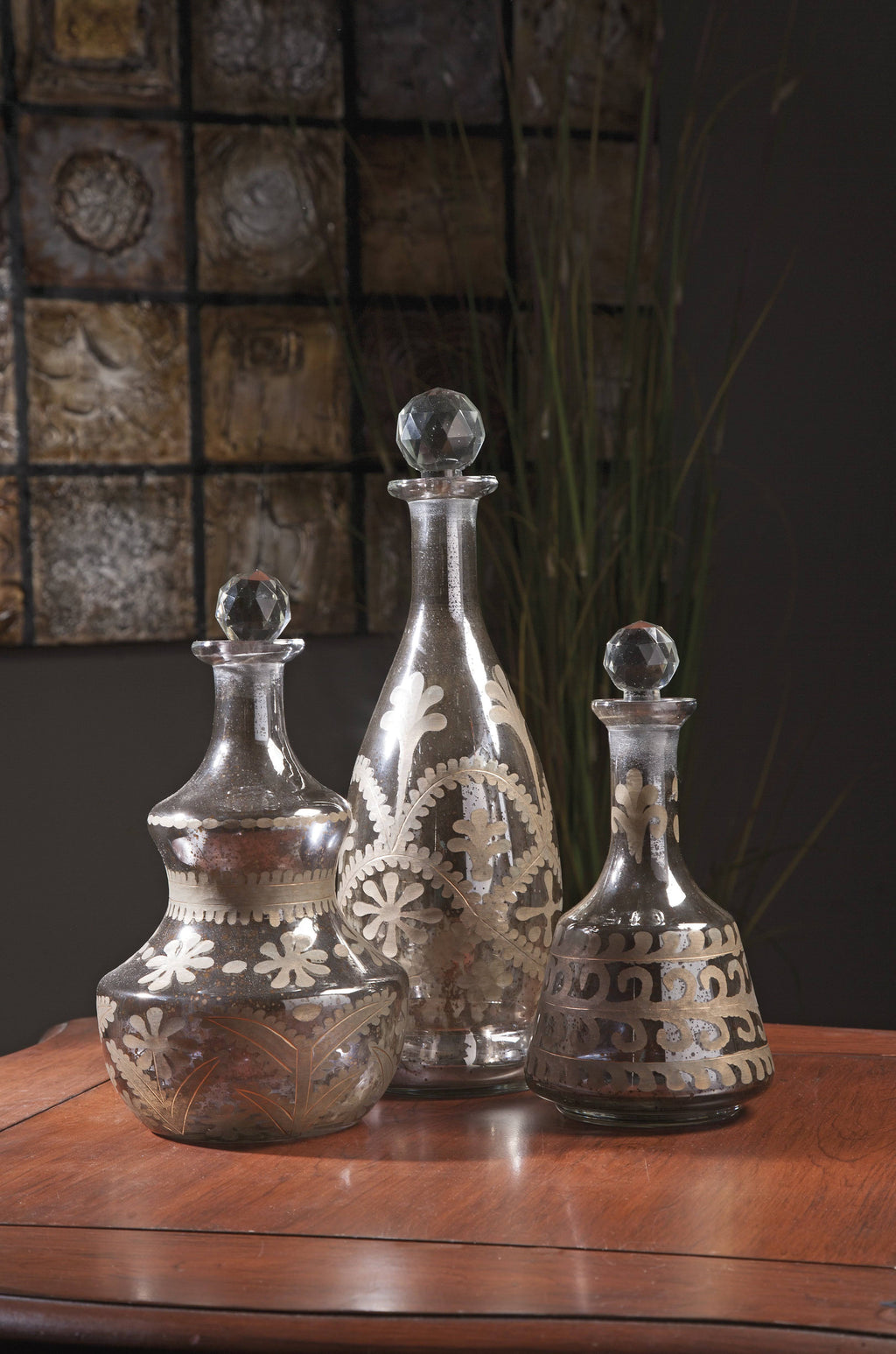 Glass Decanters (Set of 3) W37619