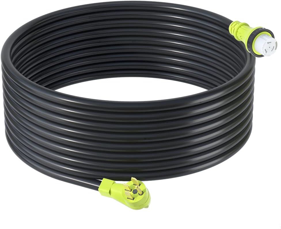 50 FT NEMA 14-50P to SS2-50R STW 6/3 + 8/1 Twist Lock Power Extension Cord A813476