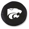 Black Vinyl Fitted Car Tire Cover O617