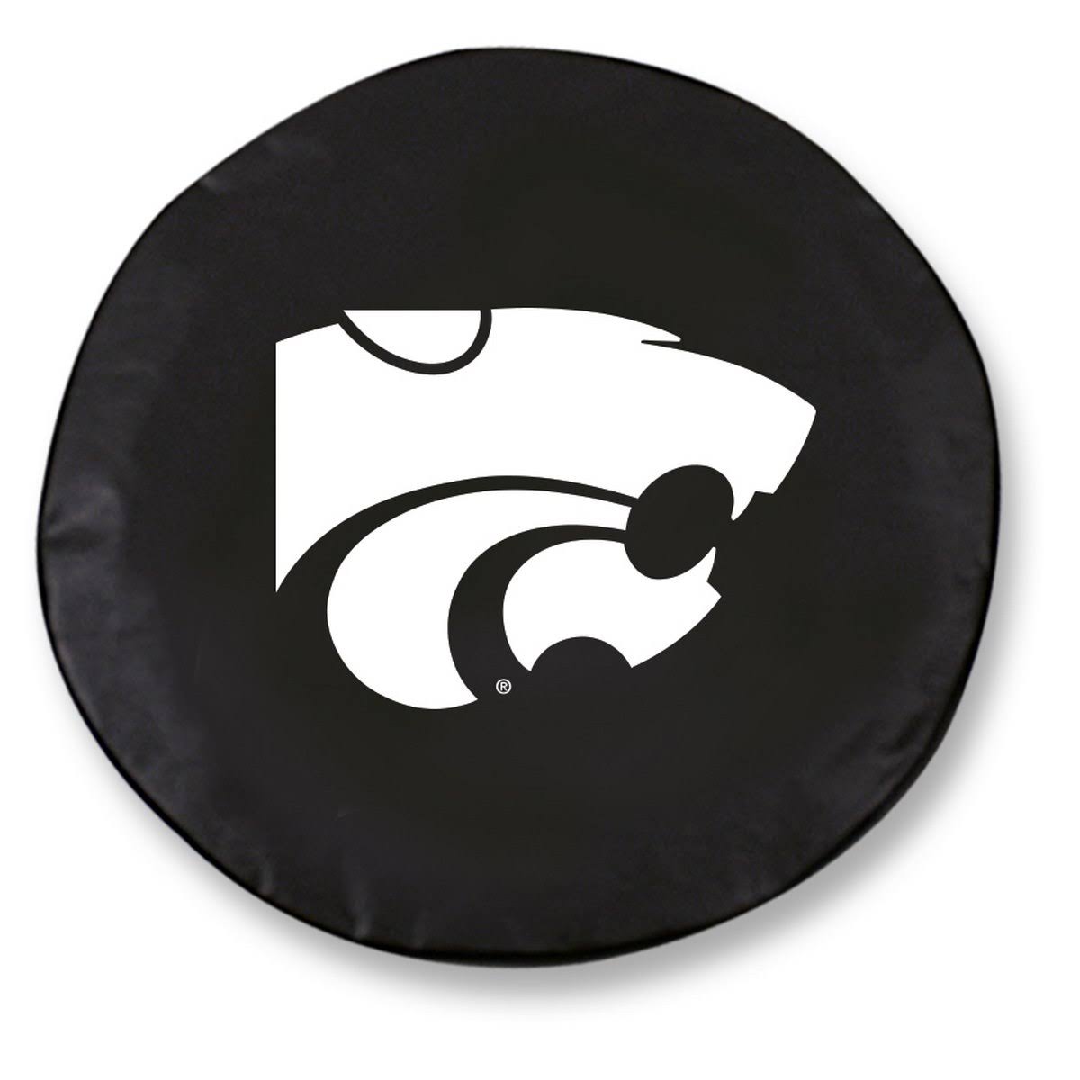 Black Vinyl Fitted Car Tire Cover O617
