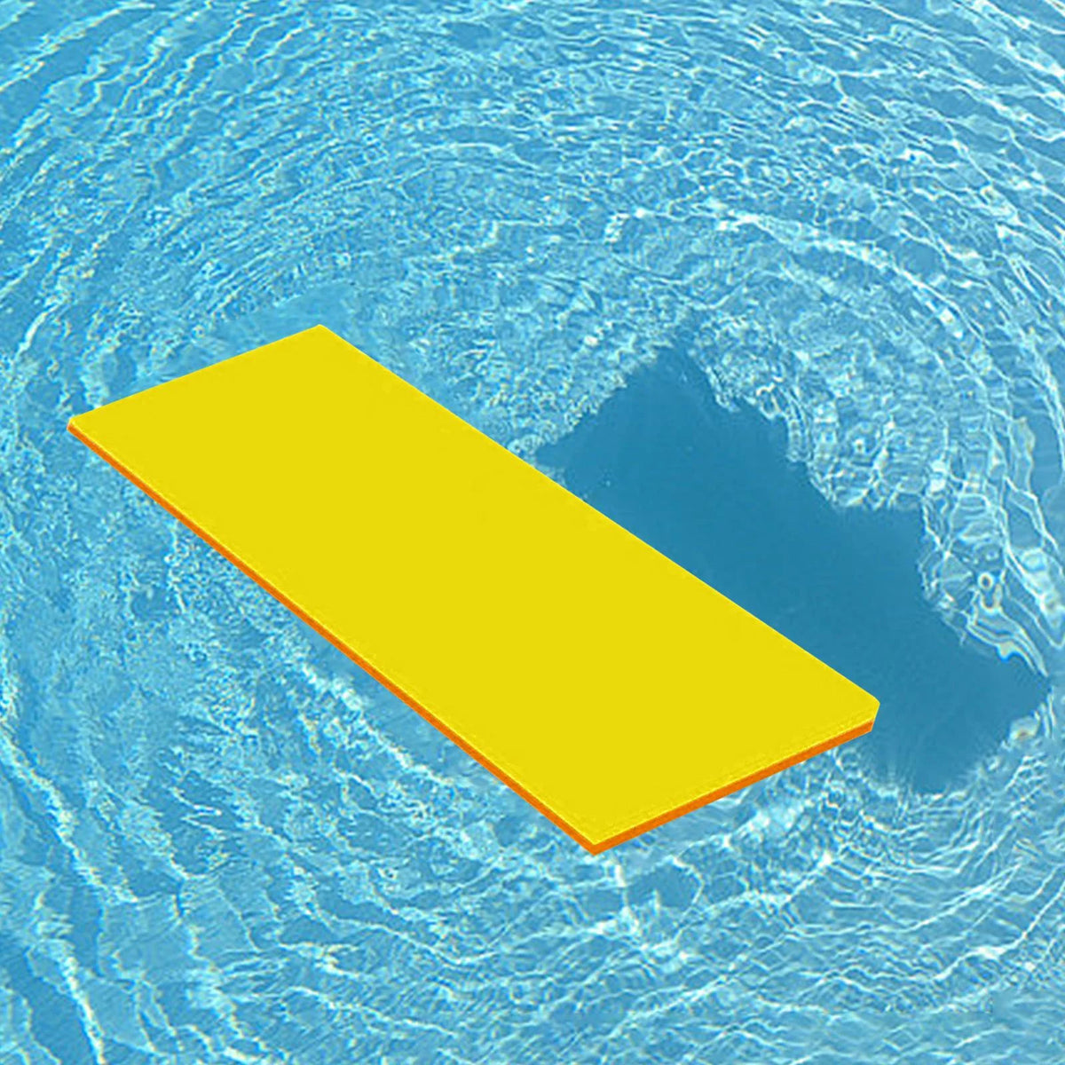 Yellow Orange Water Mat Float U2129