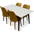 Mid Century Modern Dining Table Set for 4 U57227