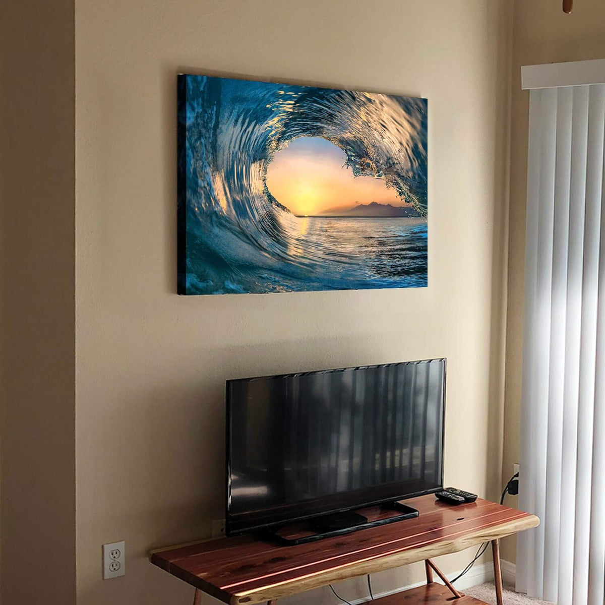 Ocean Wave Picture Wall Art Canvas Prints H8193