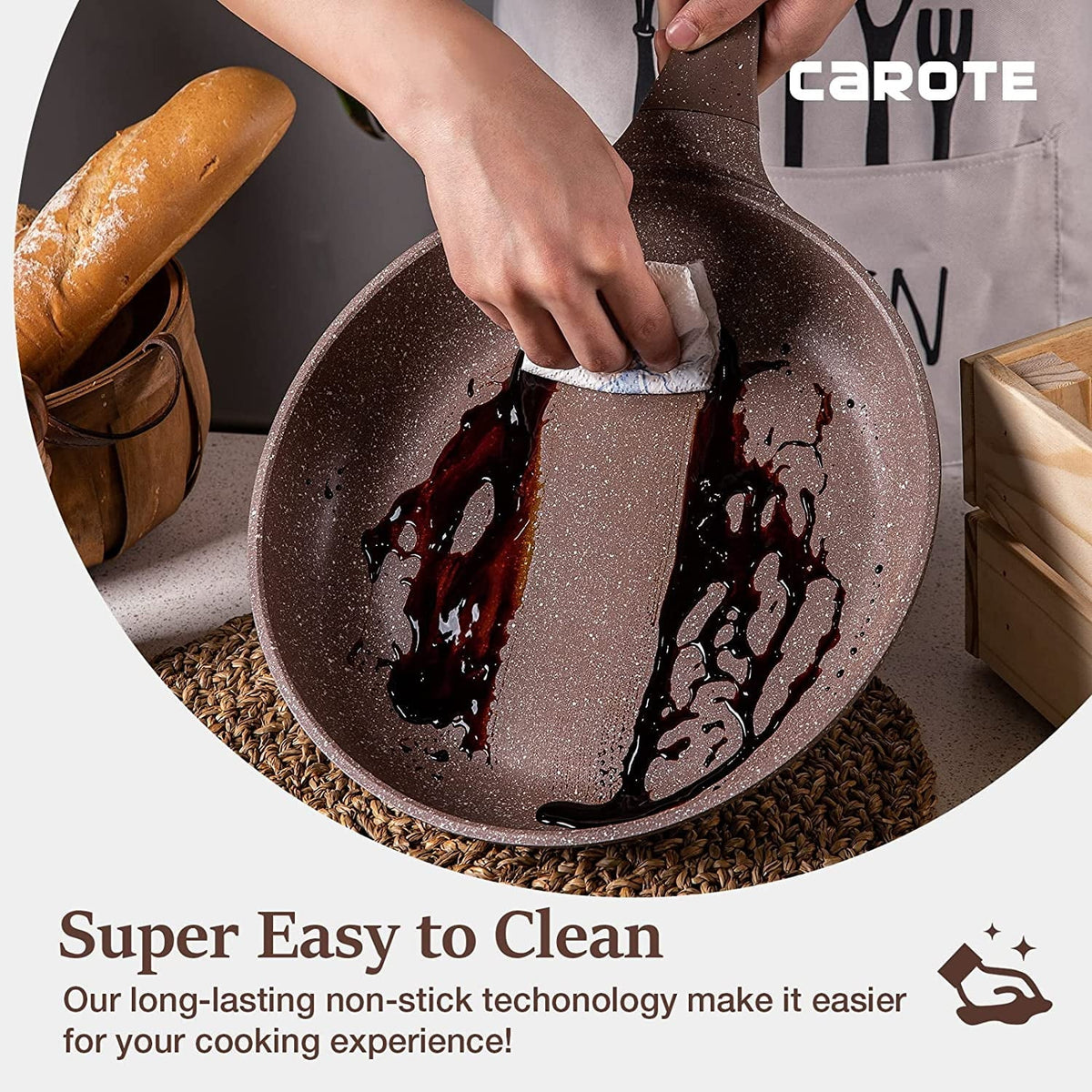 10 Pcs Nonstick Granite Cookware Set N59261