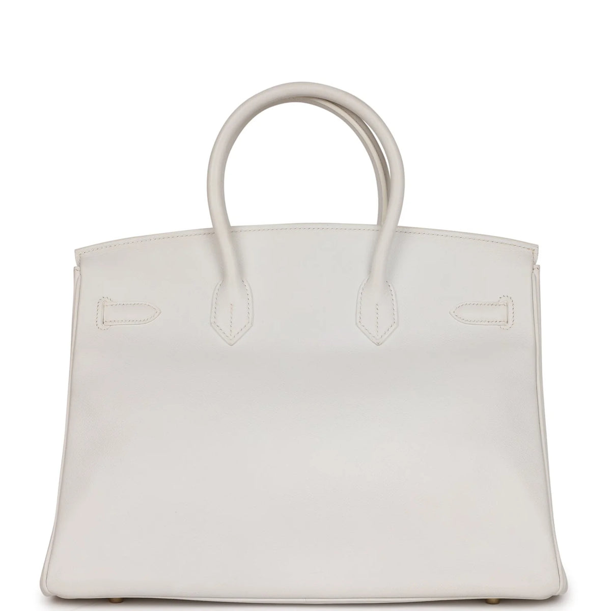 White Epsom Leather Handbag U403