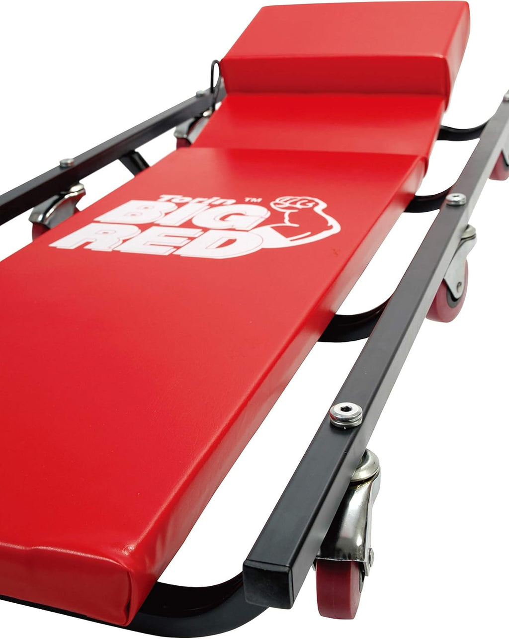 40 Padded Mechanic Cart with Adjustable Headrest and 6 Casters E548395