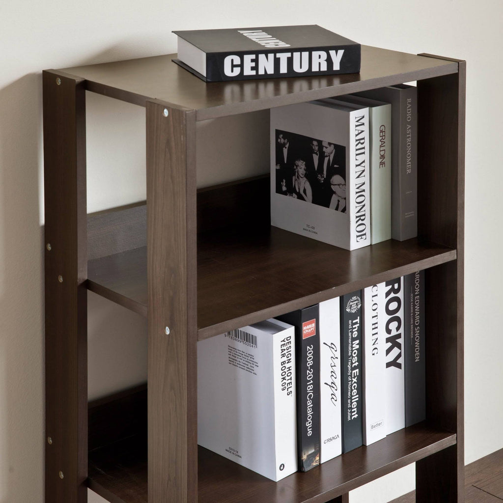 3-Shelf Bookcase Brown P5454