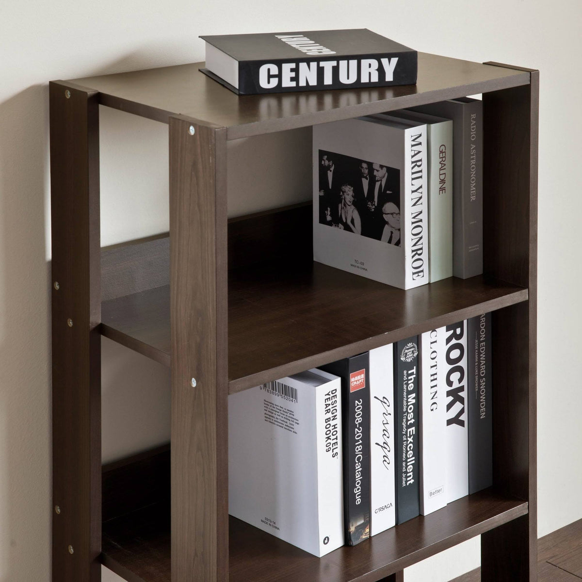 3-Shelf Bookcase Brown P5454