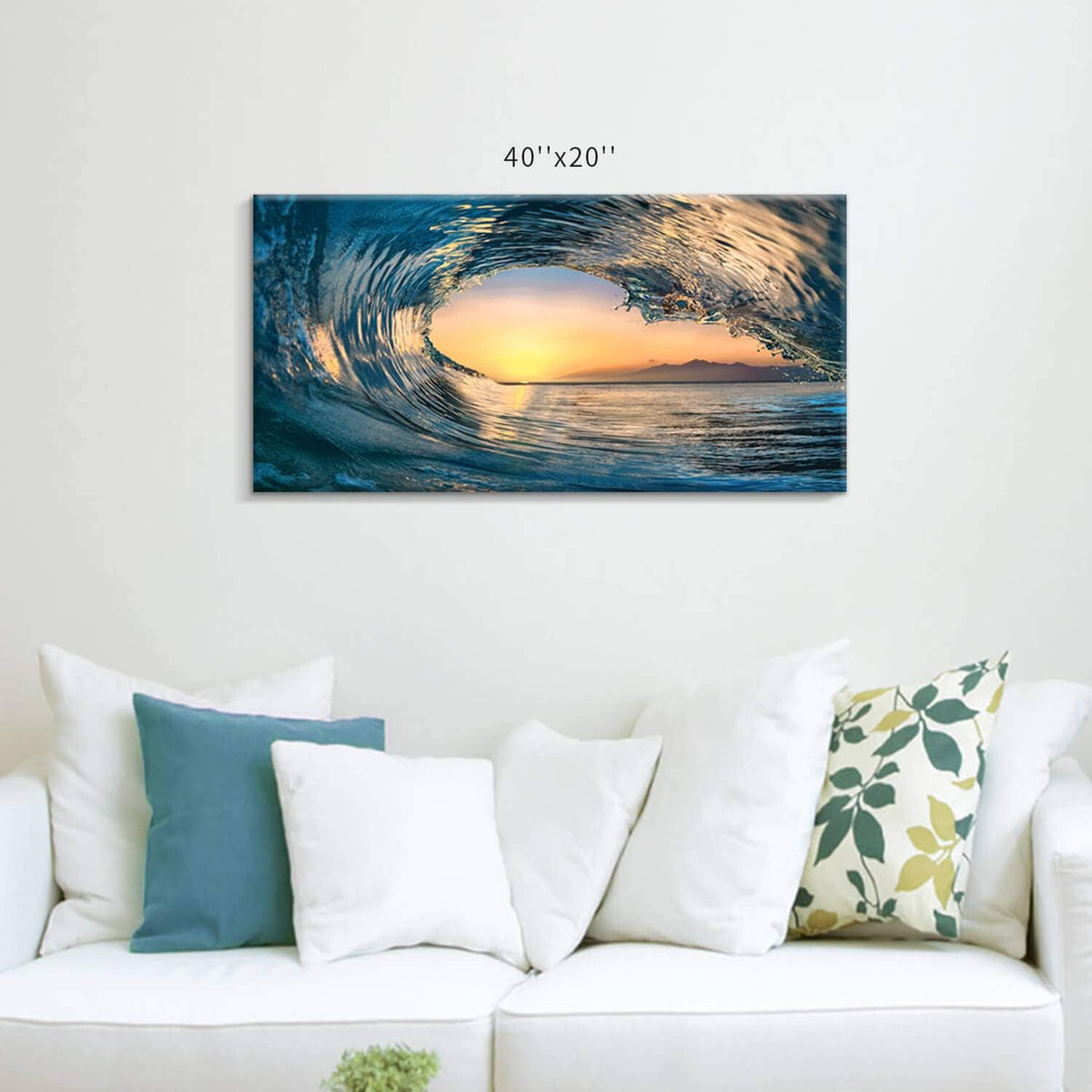 Ocean Wave Picture Wall Art Canvas Prints H8193