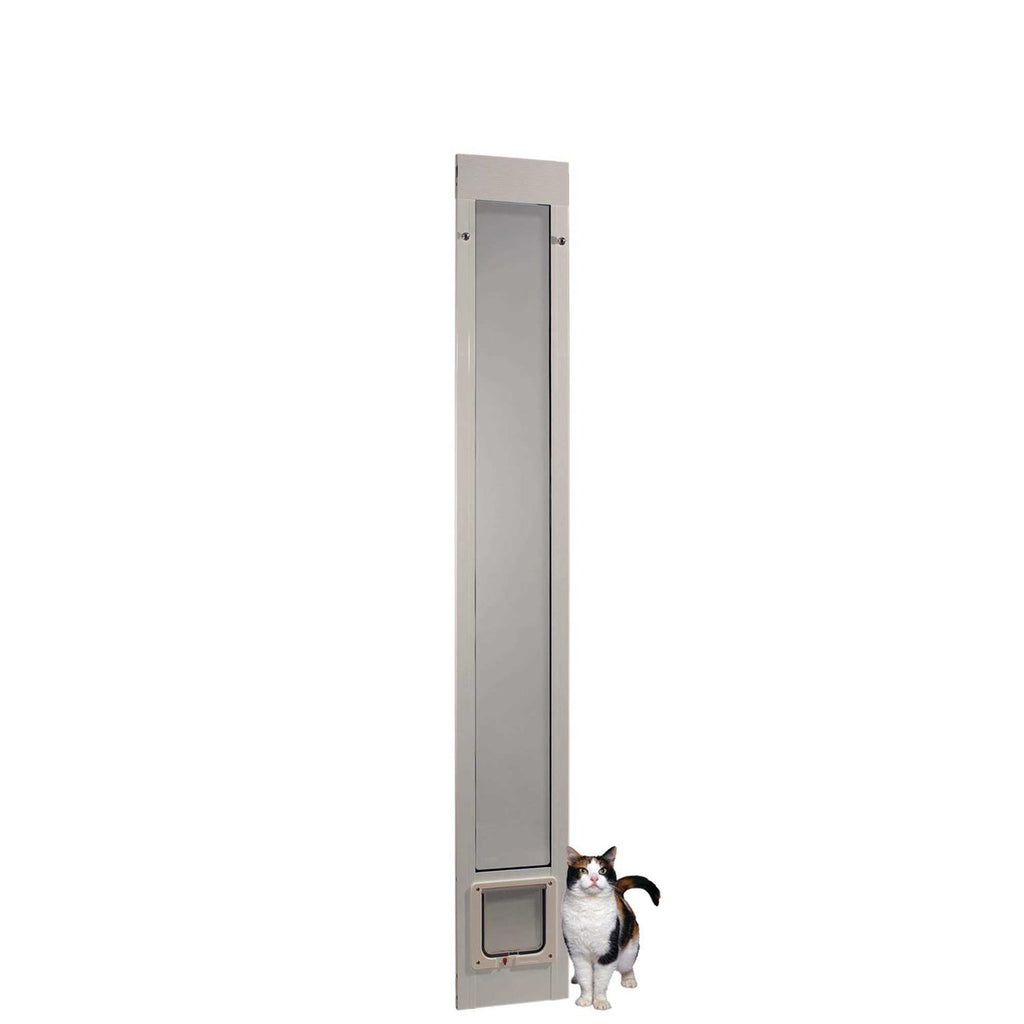 80'' White Pet Patio Door U169