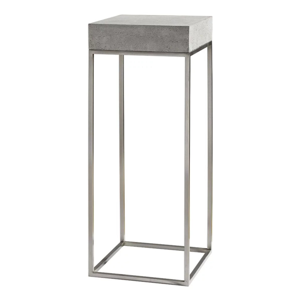 14" Wide Stainless Steel End Table D423728