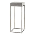 14" Wide Stainless Steel End Table D423728