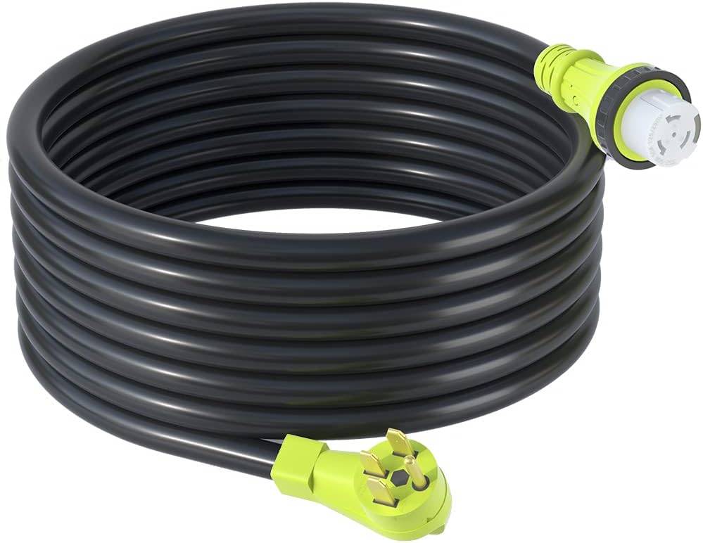 50 FT NEMA 14-50P to SS2-50R STW 6/3 + 8/1 Twist Lock Power Extension Cord A813476