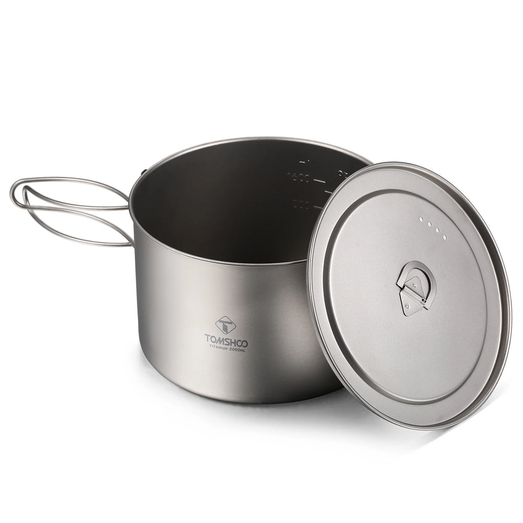 Titanium Camping Cookware with Lid L72617
