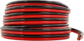 10 AWG 50 Feet Stranded Oxygen Free Copper Red/Black Bonded Zip Cord Cable J53512