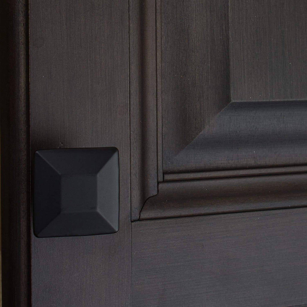 Matte Black Square Cabinet Knobs (Pack of 25) N617