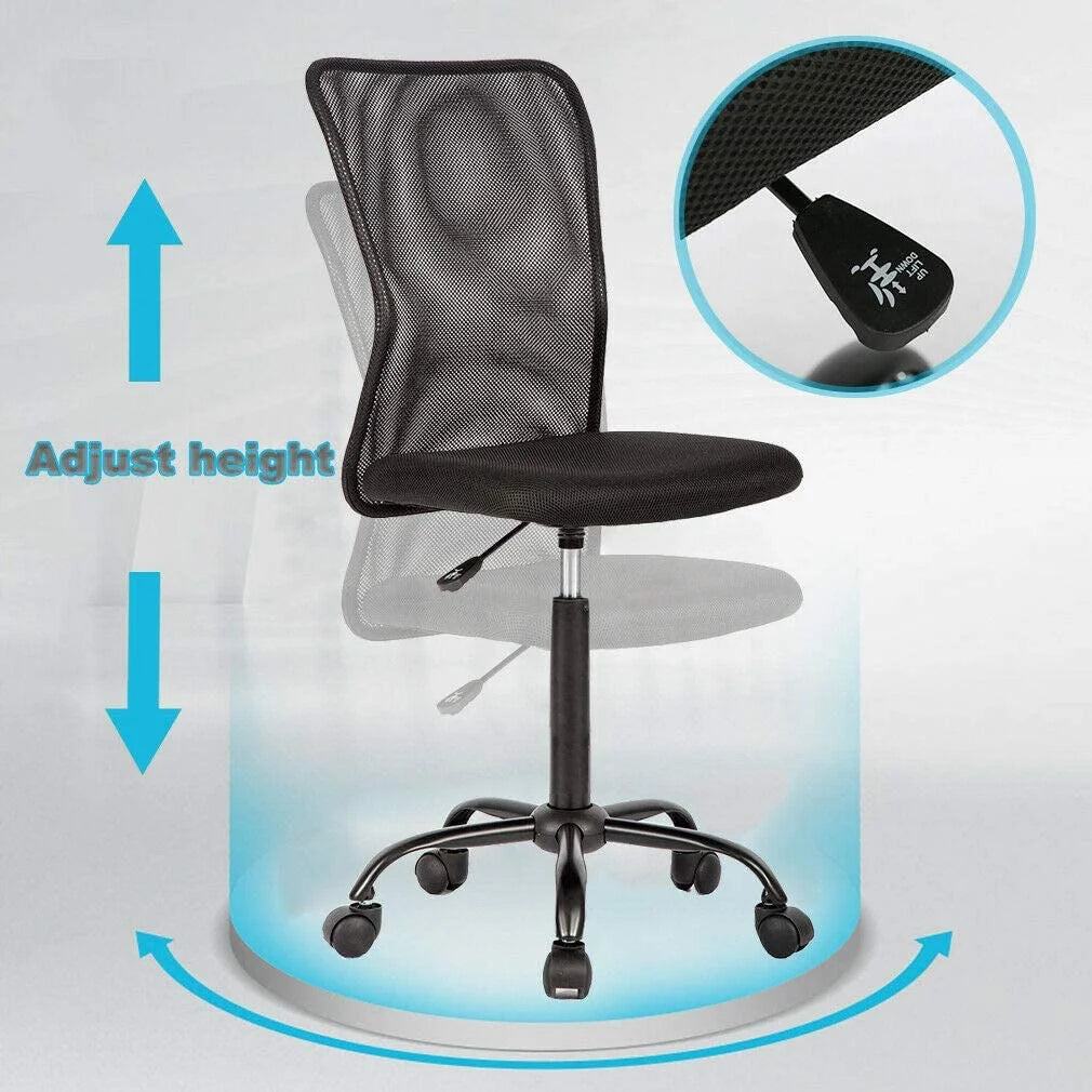 Black Mesh Ergonomic Office Chair U7035