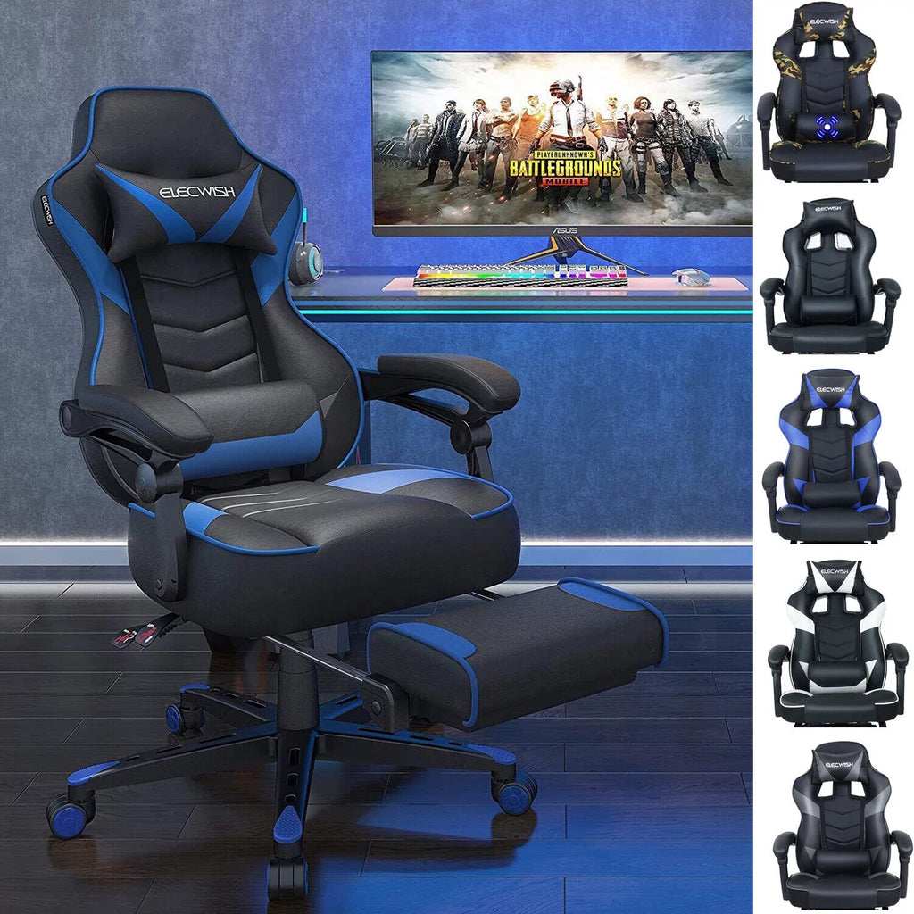 Reclining Ergonomic Gaming Chair with Footrest G880