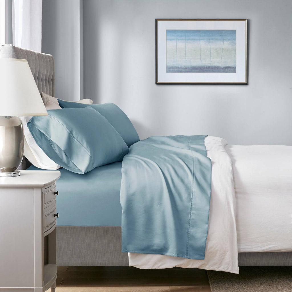 White 4 Piece Sheet Set - Cal King V561