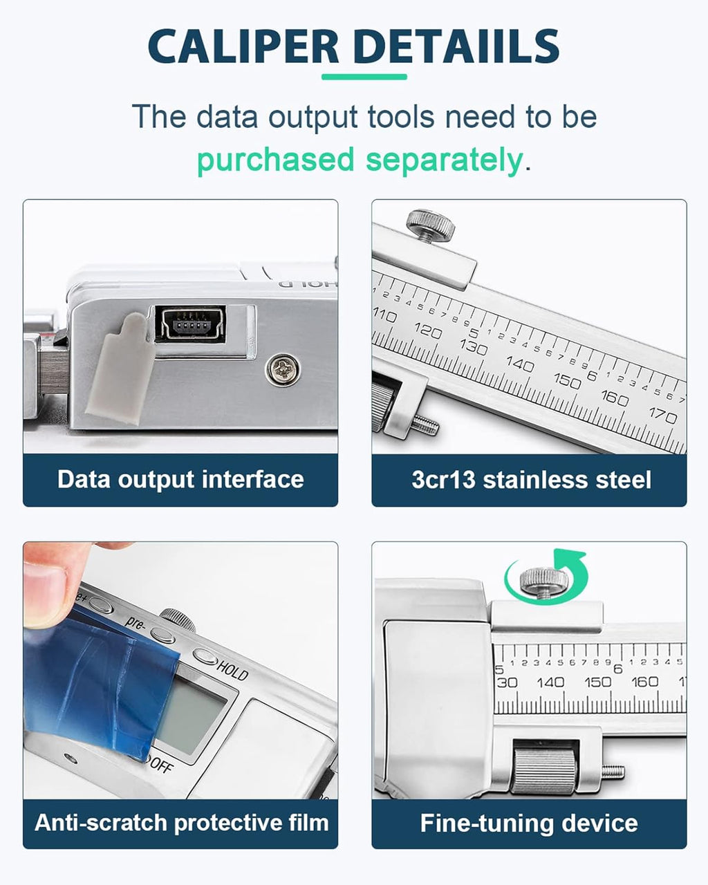 12 Inch Digital Caliper Measuring Tool V5707