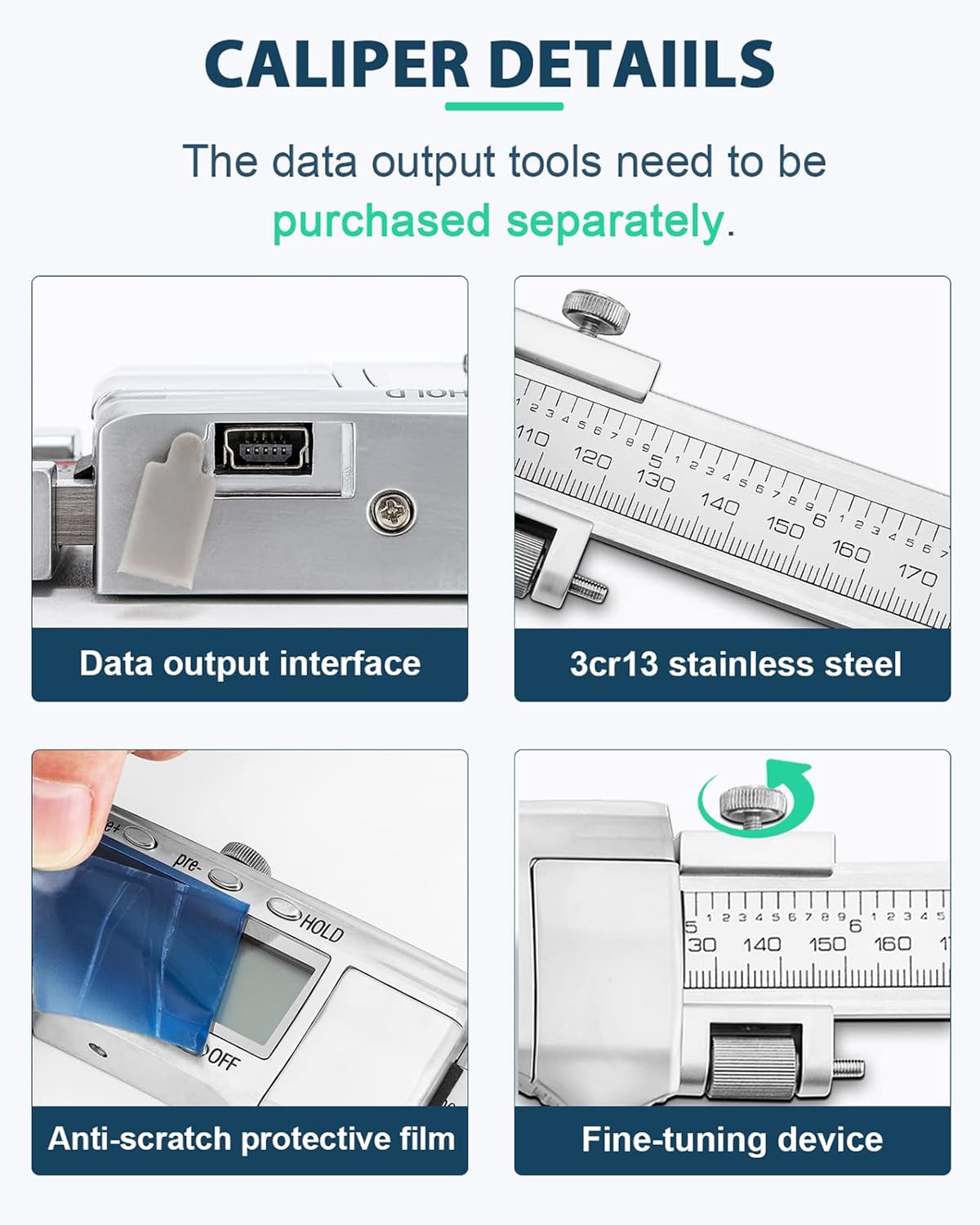 12 Inch Digital Caliper Measuring Tool V5707