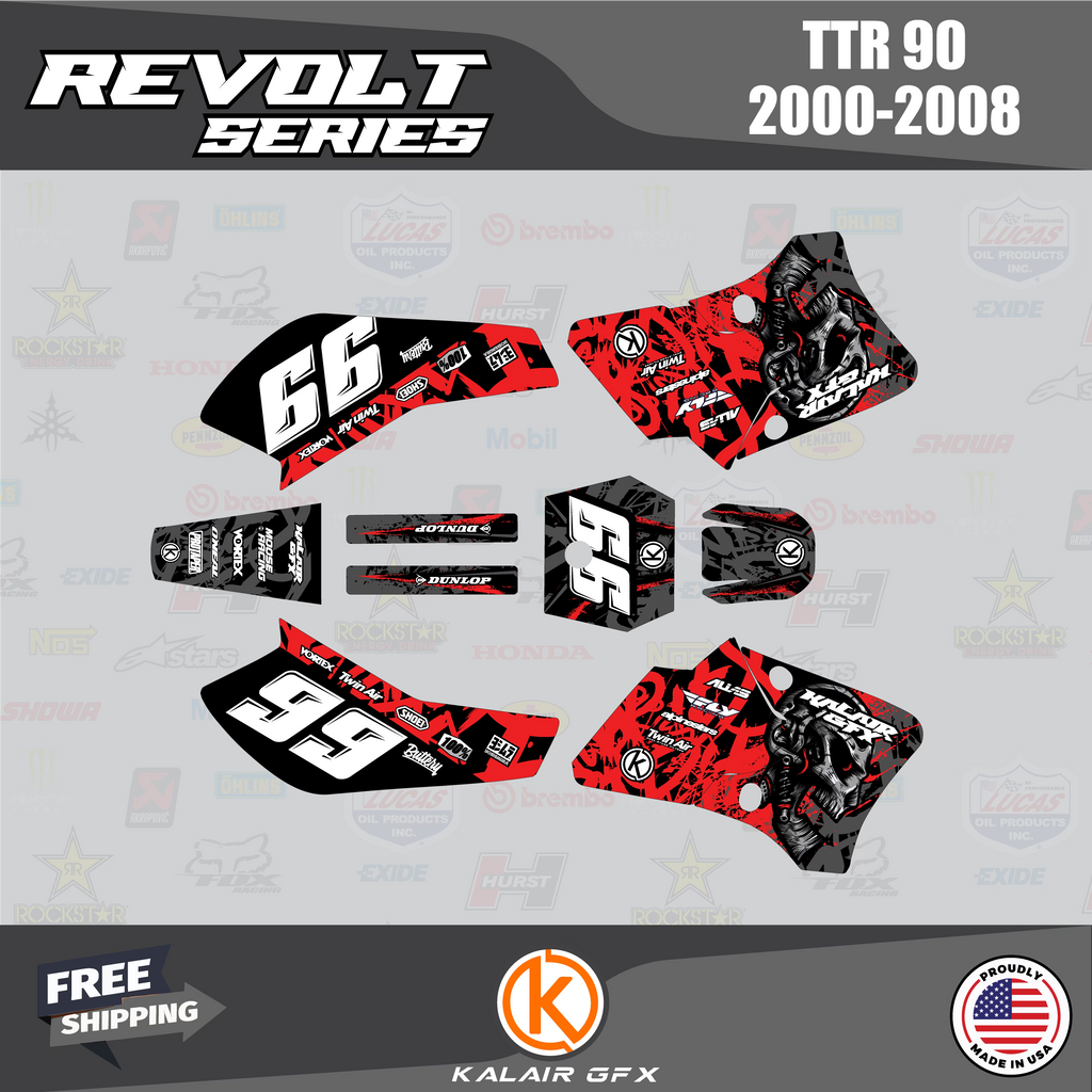 GFX Graphics Kit for Yamaha TTR90 S870