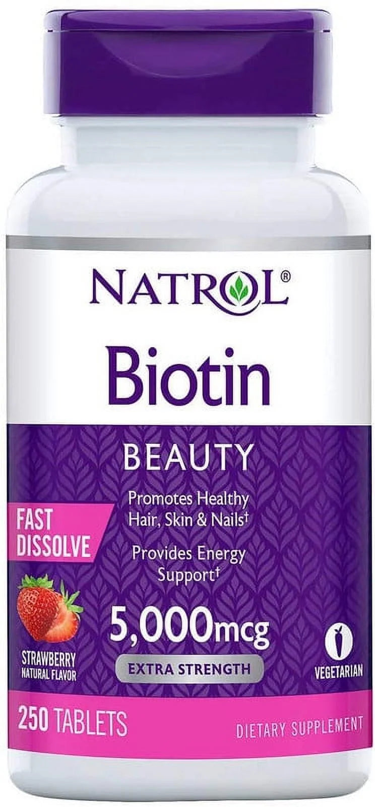 5,000 mcg Strawberry Flavor Fast Dissolve Tablets C4190