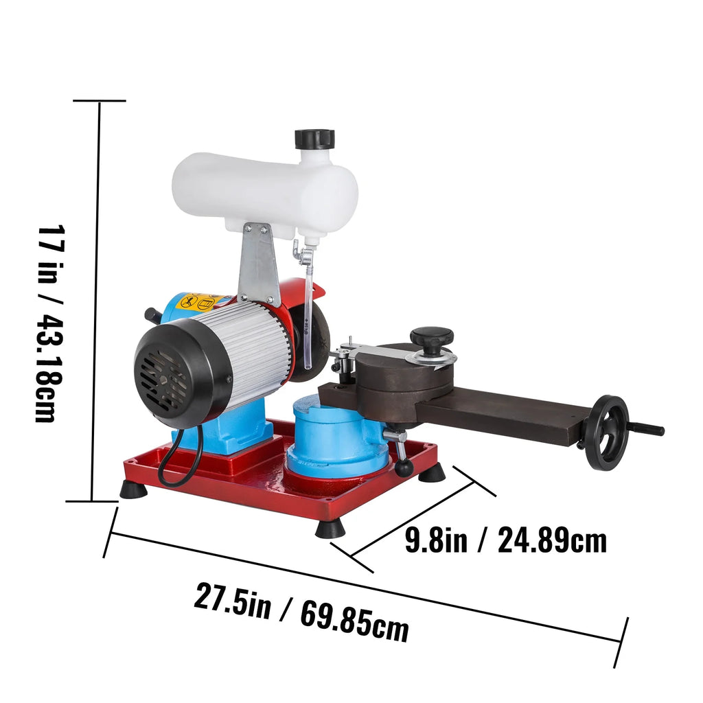 110V 370W Rotary Saw Blade Sharpener Machine with Water Tank H22124