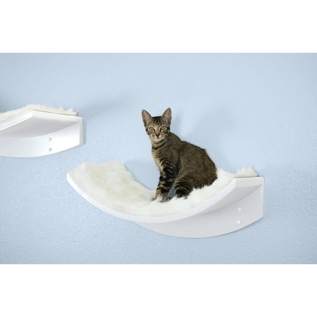 Refined Feline Lotus Leaf Cat Shelf S704442